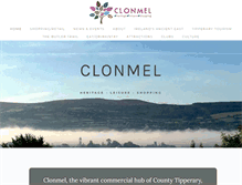 Tablet Screenshot of clonmel.ie